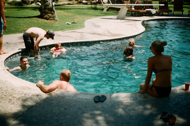 piscine  chauffée